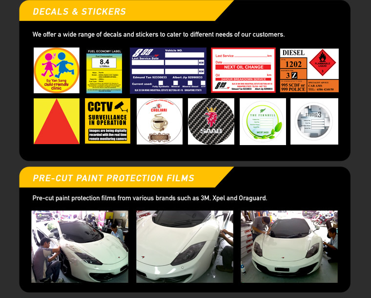 Pre-cut Paint Protection Films