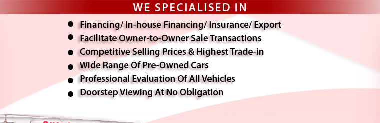 We Specialised In