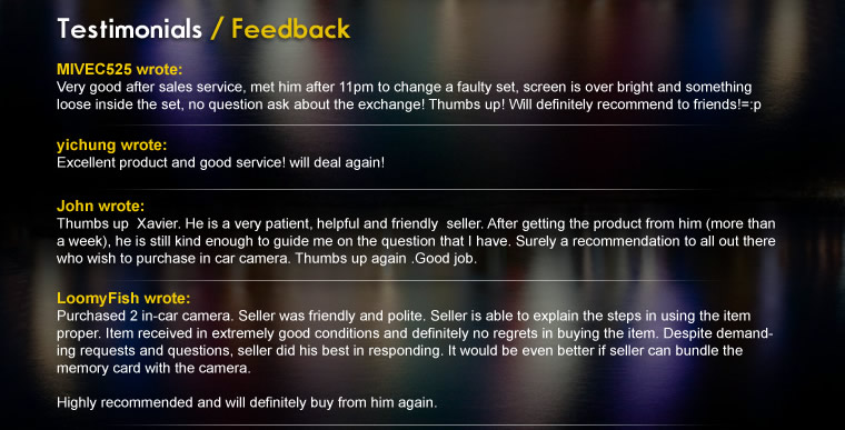 Testimonials / Facebook