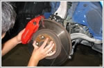 Car braking system - Inspection and servicing