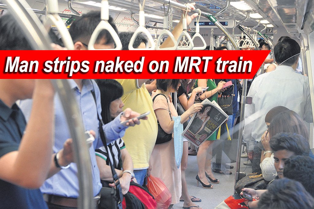 Man Strips Himself Naked On North South Line Sgcarmart