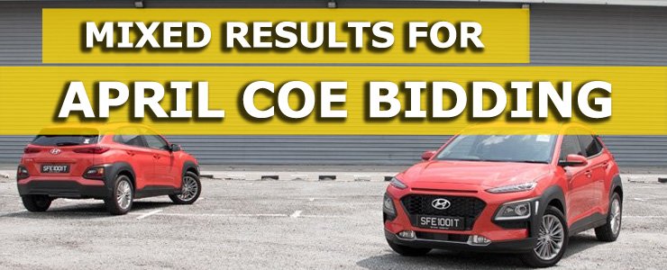 Mixed results for second round of April COE bidding
