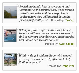 customer testimonial