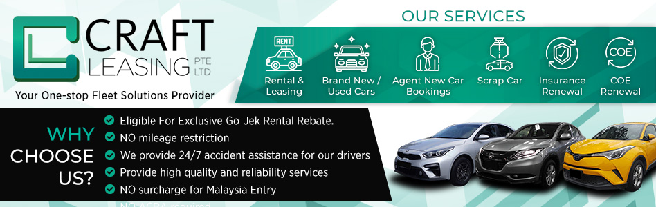 Craft Leasing Pte Ltd For Car Rental Lease In Singapore Sgcarmart