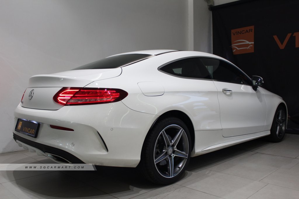 Used 2018 Mercedes Benz C Class C200 Coupe Amg Line For Sale Expired Sgcarmart