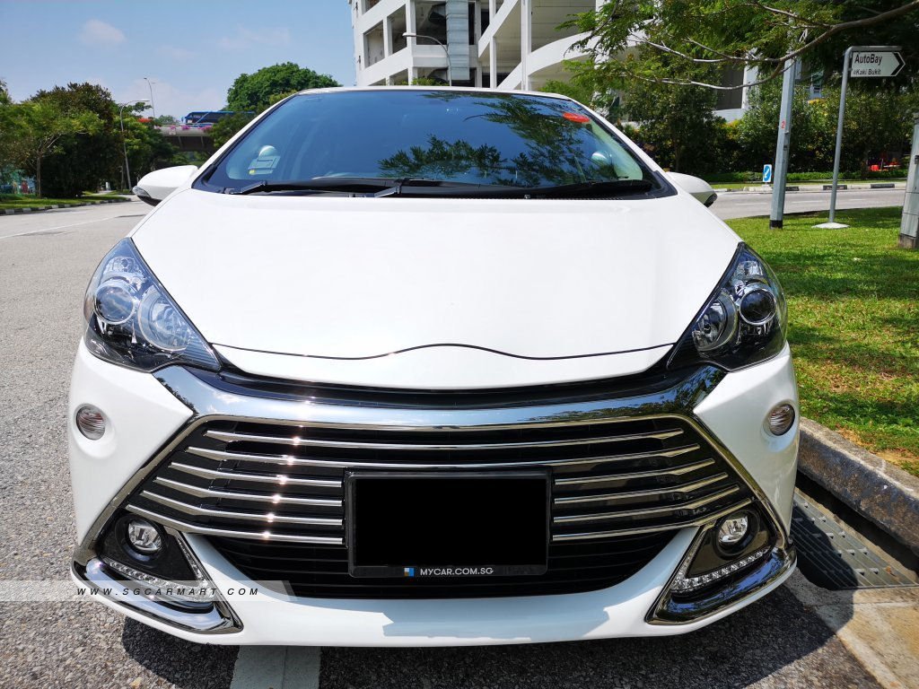 Used 17 Toyota Aqua Hybrid 1 5a G S For Sale Expired Sgcarmart