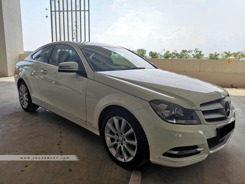 Used 13 Mercedes Benz C Class C180 Coupe Avantgarde For Sale Expired Sgcarmart