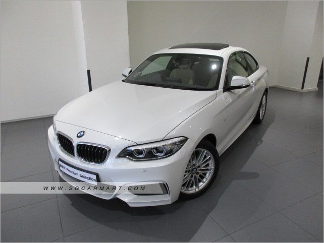 used 2019 bmw 2 series 218i coupe sunroof for sale expired sgcarmart
