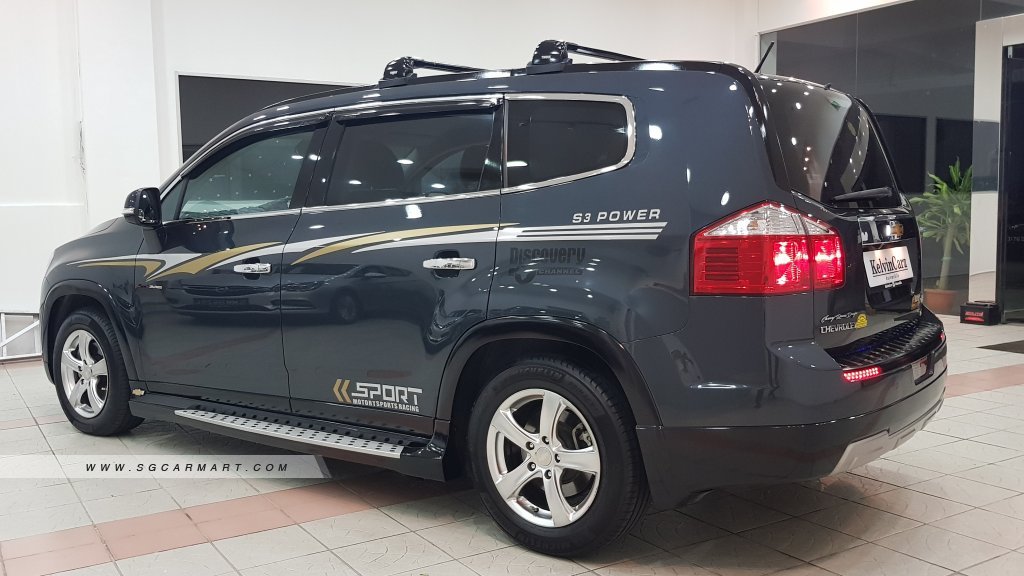 chevrolet orlando roof rack