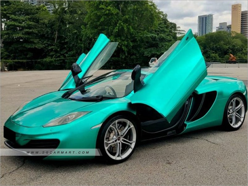 Used 13 Mclaren 12c Spider New 10 Yr Coe For Sale Expired Sgcarmart