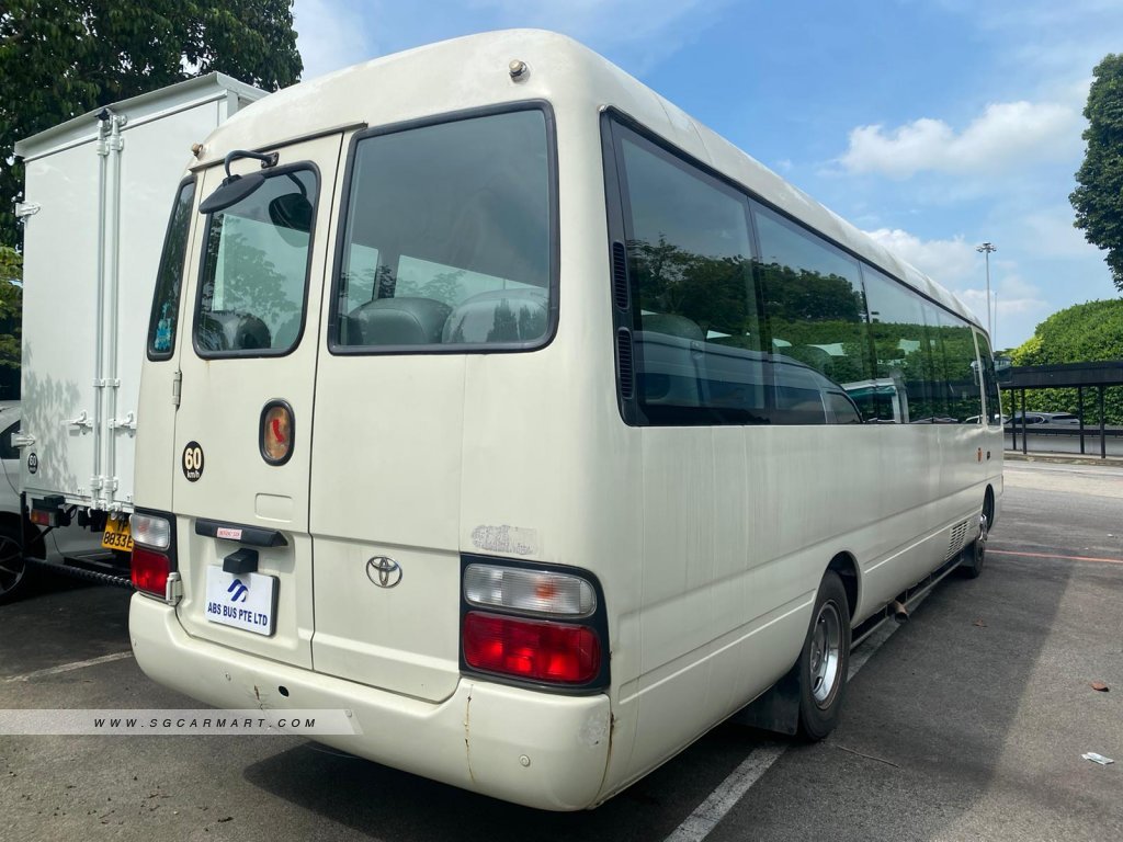 Used 2009 Toyota Coaster COE till 07 2029 for Sale Expired