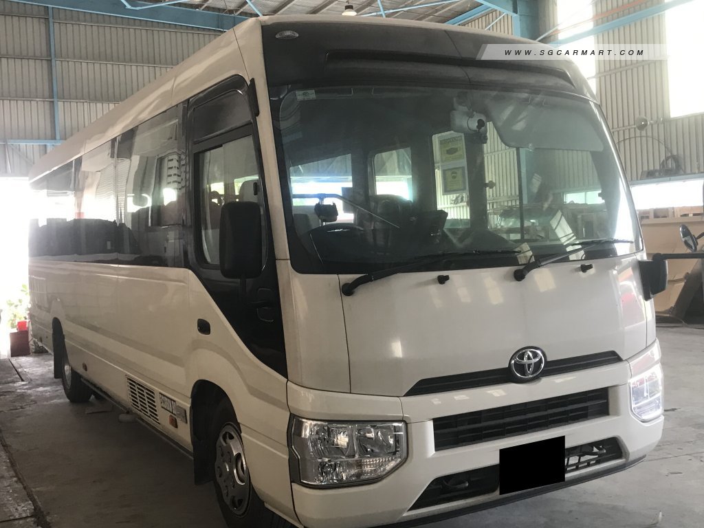 2021 Toyota Coaster Photos Pictures Singapore Sgcarmart