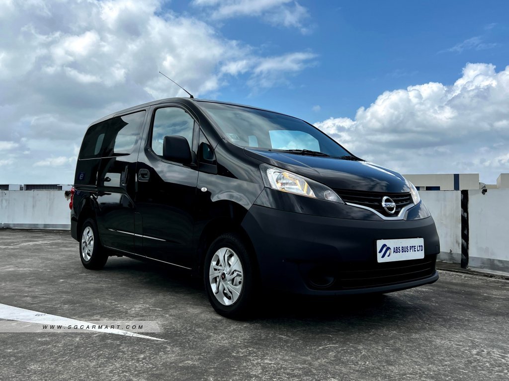 black nissan nv200
