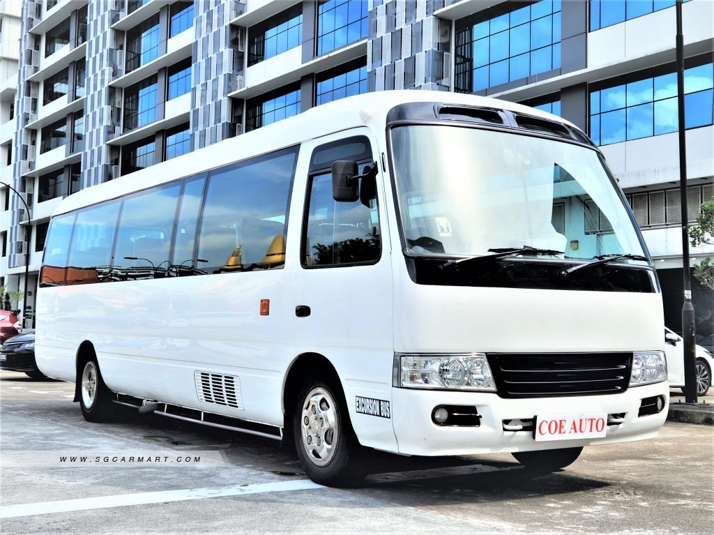 Used 2009 Toyota Coaster COE till 08 2029 for Sale Expired