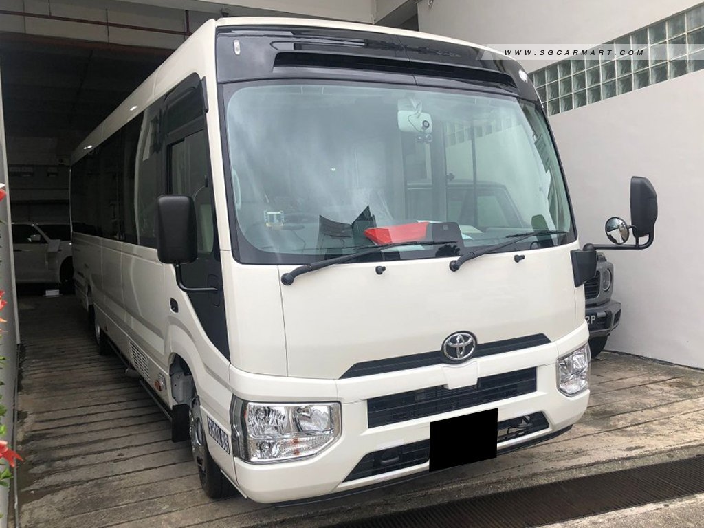 2023 Toyota Coaster Photos Pictures Singapore Sgcarmart