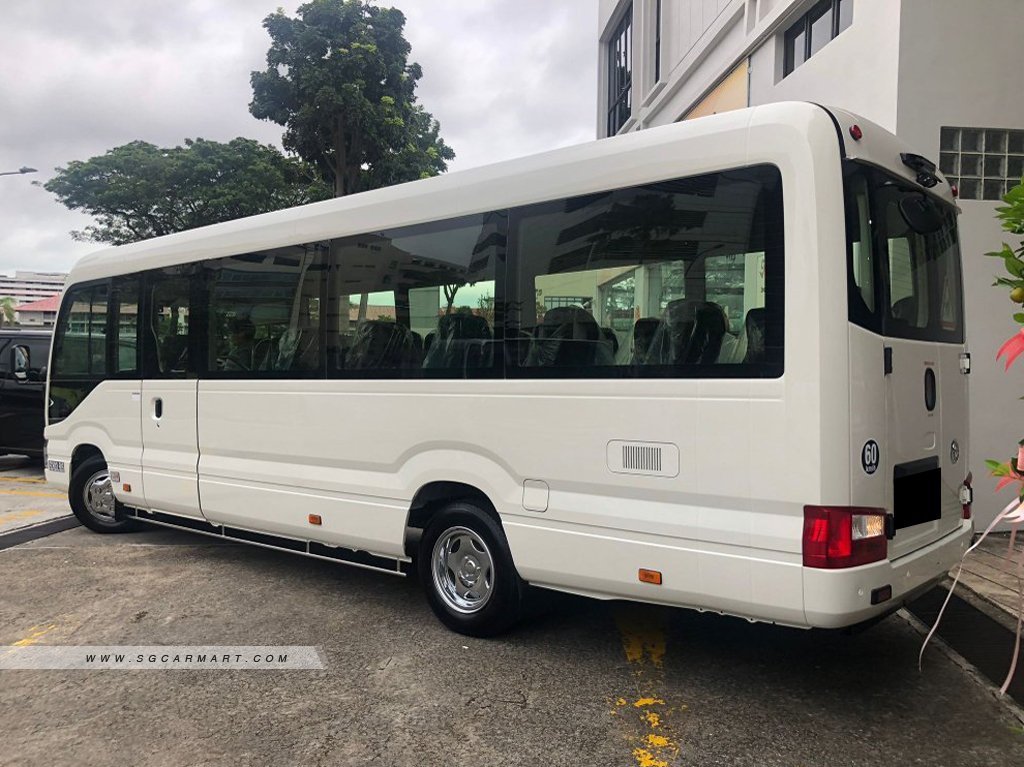 2023 Toyota Coaster Photos Pictures Singapore Sgcarmart