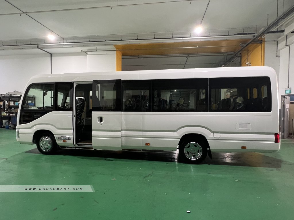 2023 Toyota Coaster Photos Pictures Singapore Sgcarmart