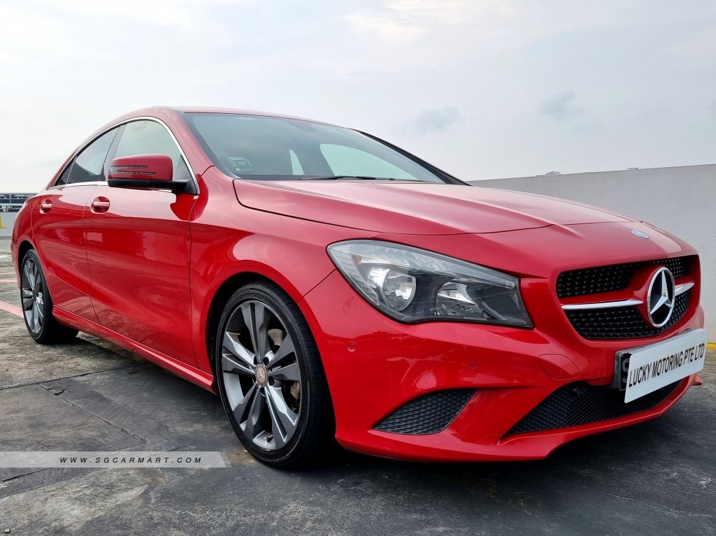 Mercedes-Benz CLA 2013-2019 Dimensions Side View