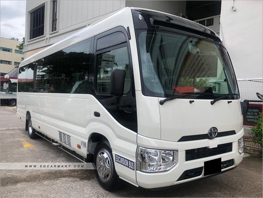 2023 Toyota Coaster Photos Pictures Singapore Sgcarmart