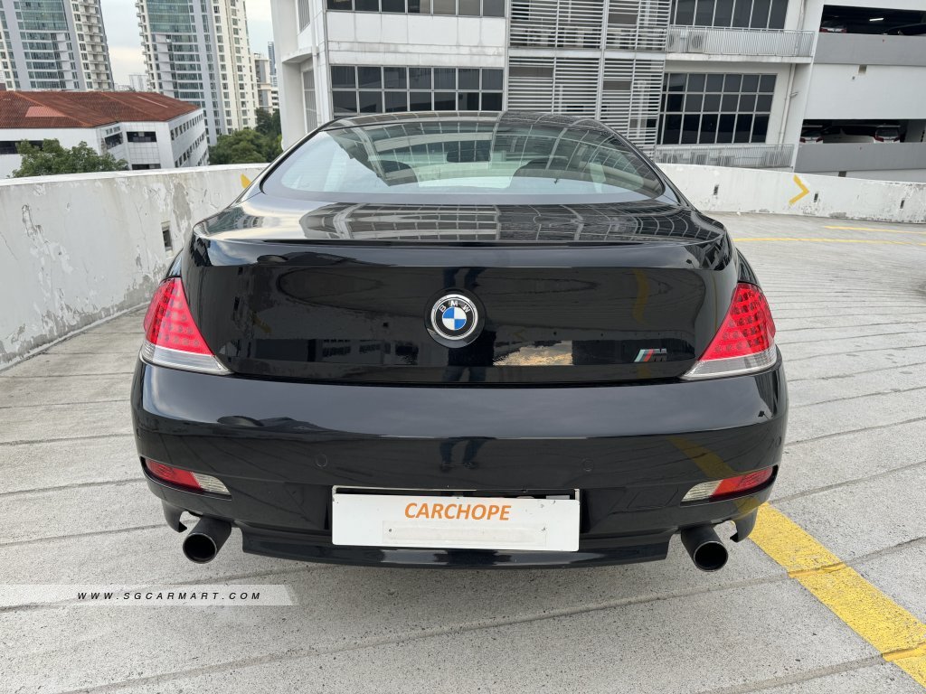 BMW 6 Series 630Ci Sunroof (COE till 04/2026)