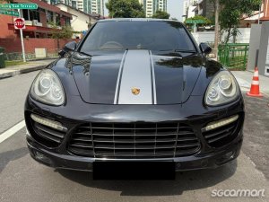 Porsche Cayenne Turbo 4.8A Tip Panoramic Roof (COE till 09/2030)-thumbnail