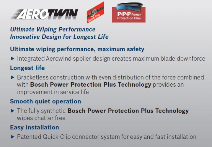 New Bosch Aerotwin Plus: innovative technology clearly the way