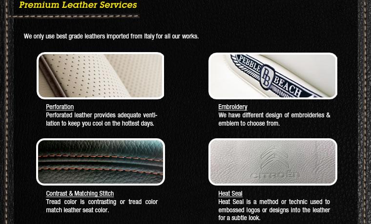 Premium Leather Services