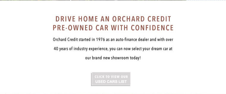 Drive home an orchard credit
