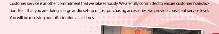 Customer service