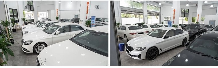 White cars