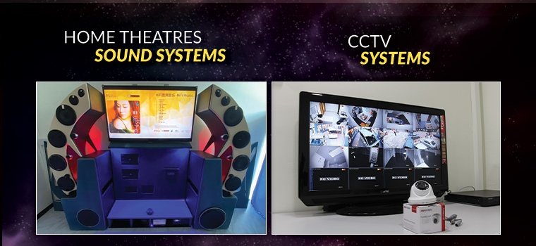 Home Theater Sound System & CCTV System