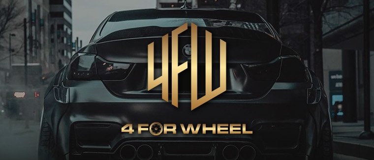 4 for wheels logo