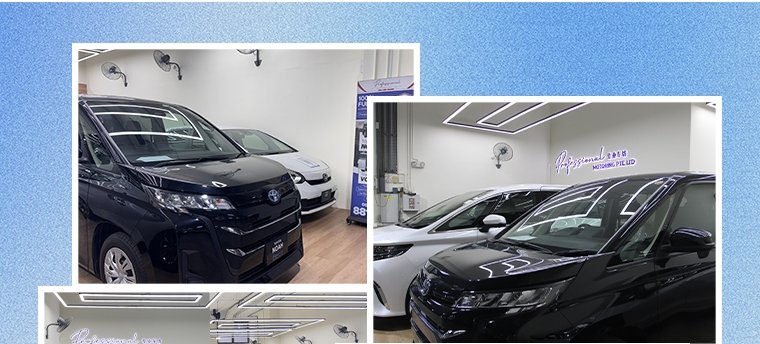 black and white car