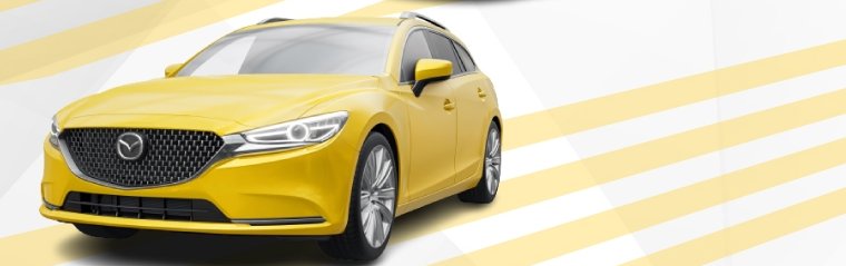 1 yellow car