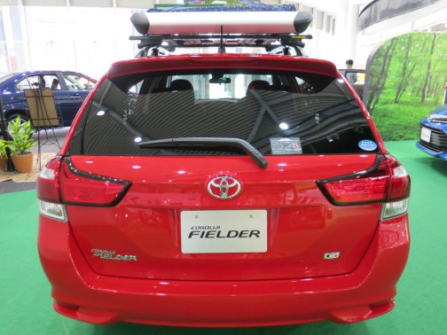 toyota fielder roof rack