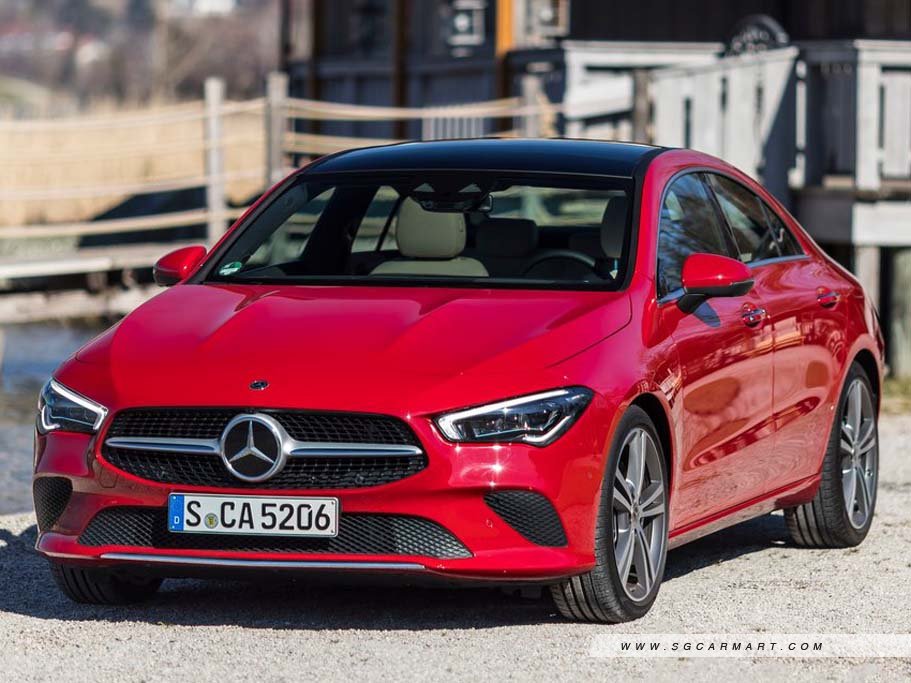 Mercedes-Benz CLA 2013-2019 Dimensions Side View