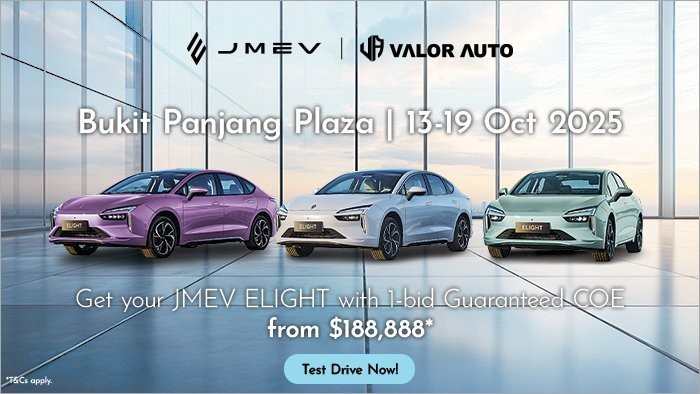 Latest JMEV Promotion by Valor Auto Pte Ltd