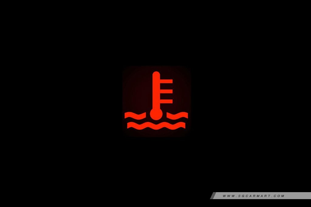 temperature warning light