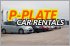 Car rental companies that offer affordable services for P-plate drivers