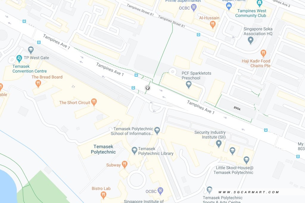 Tampines Avenue 1 Map