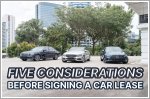 5 considerations before signing a car lease in Singapore