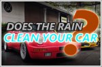 Does a heavy rain clean your car?