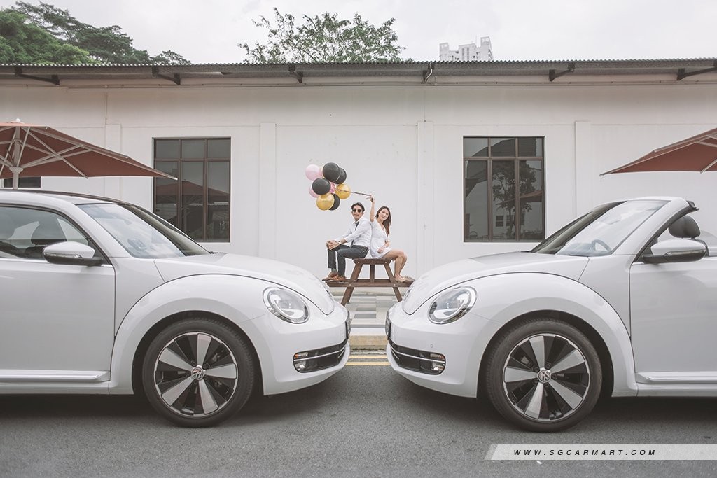Five scenic locations for a Volkswagen Beetle pre-wedding photo shoot
