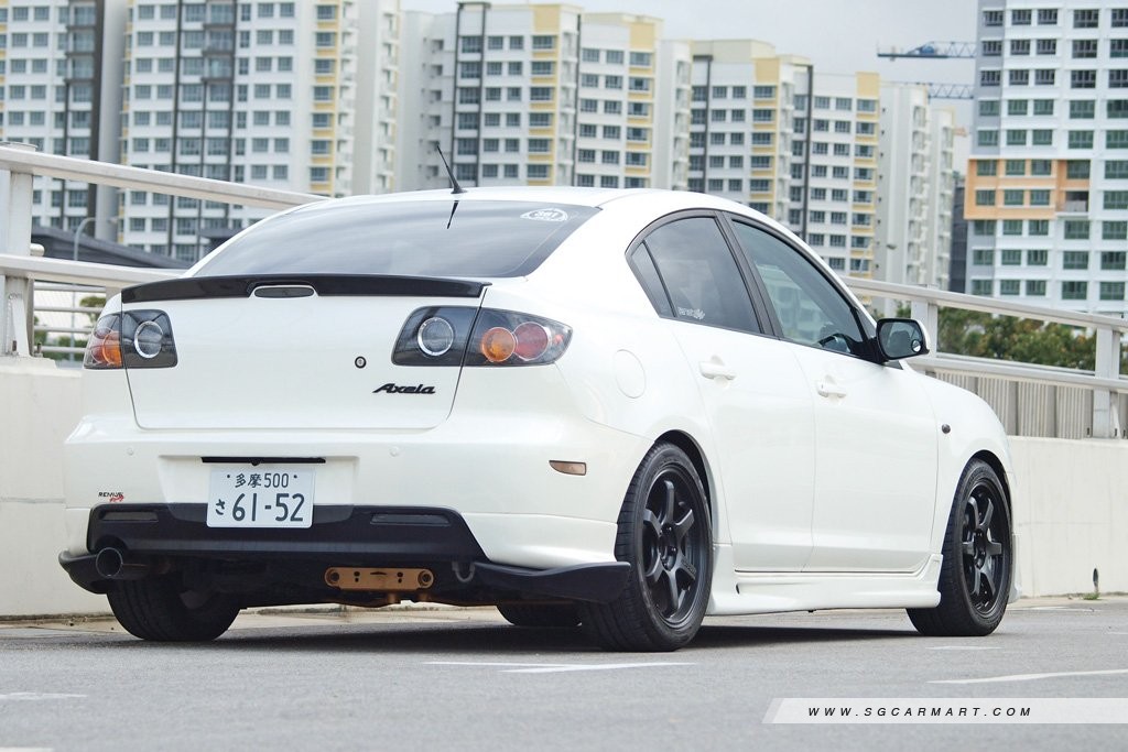white car