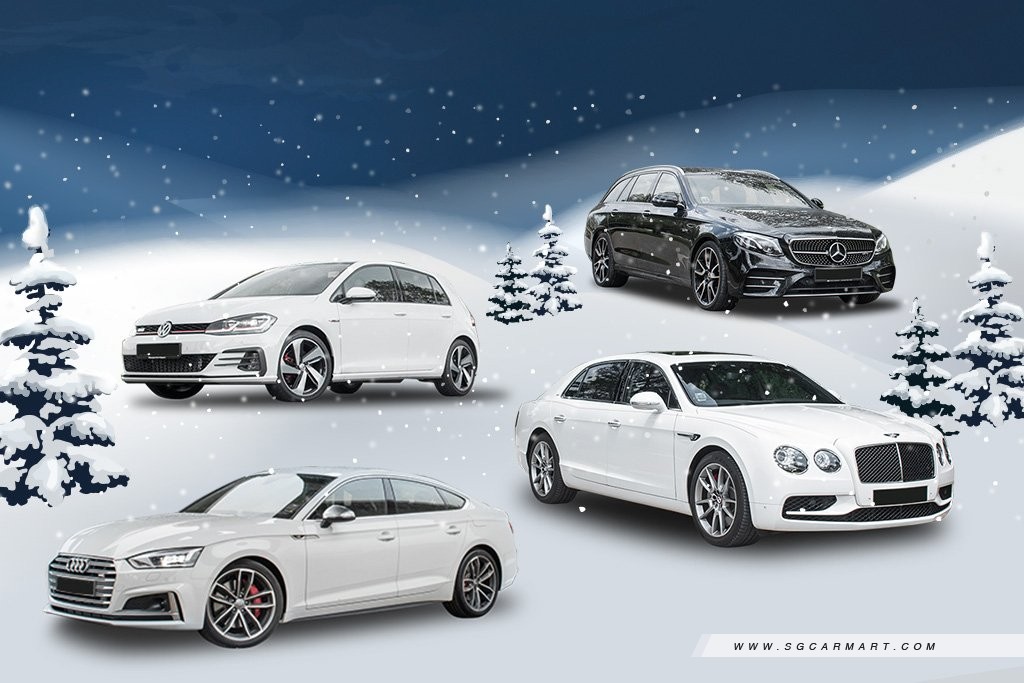 Four cars for four adored Christmas stars