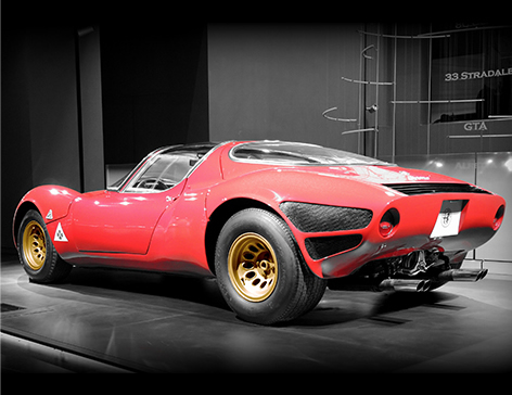 Alfa Romeo 33 Stradale back