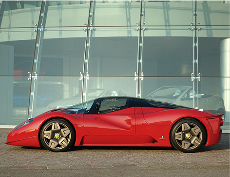 Ferrari P4/5 side view