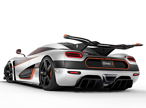 Koenigsegg One back