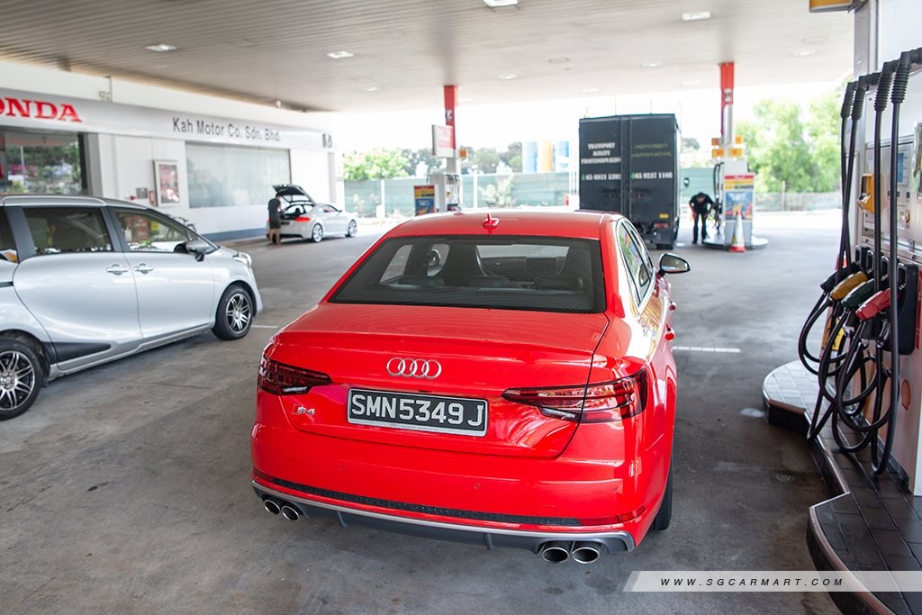 Going fast with the Audi S4 Sedan