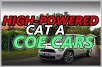 Cheat the system with these powerful Cat A COE cars!